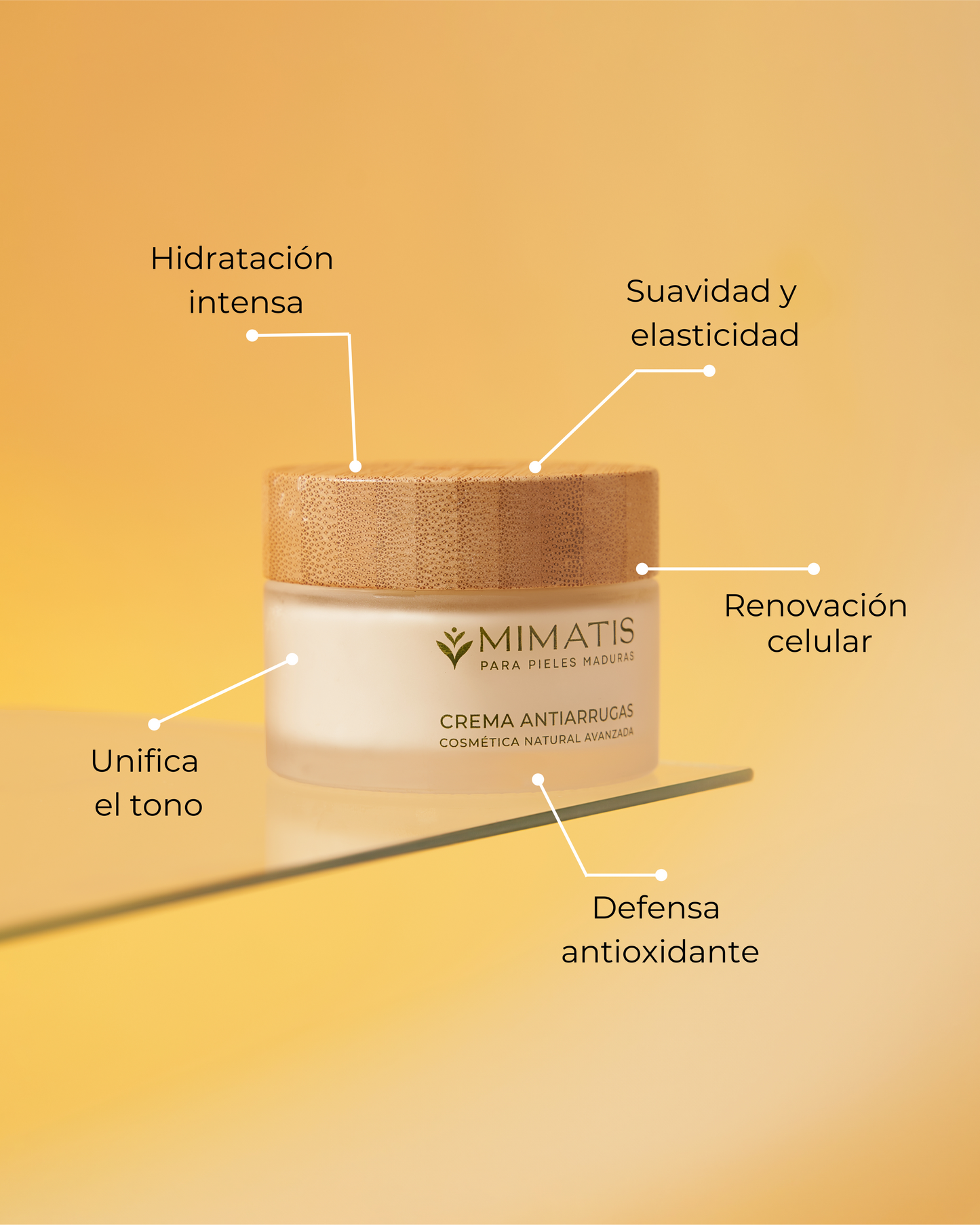 Crema Antiarrugas - Fórmula 100% Natural